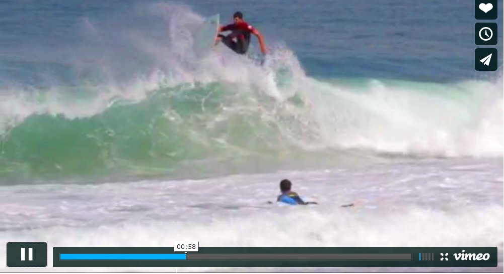 Surf Video de  JM en Francia