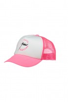 Pink White Trucker Cap